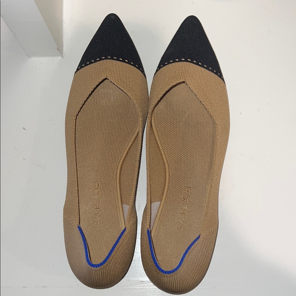 ROTHY’S THE POINT FLATS - CAMEL CAPTOE